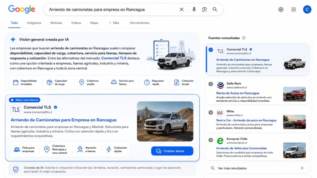Nueva forma de busqueda - Comercial TLS
